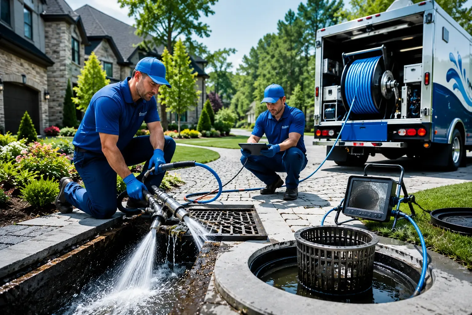 Local outdoor drain cleaning professionals in Winchester, CT