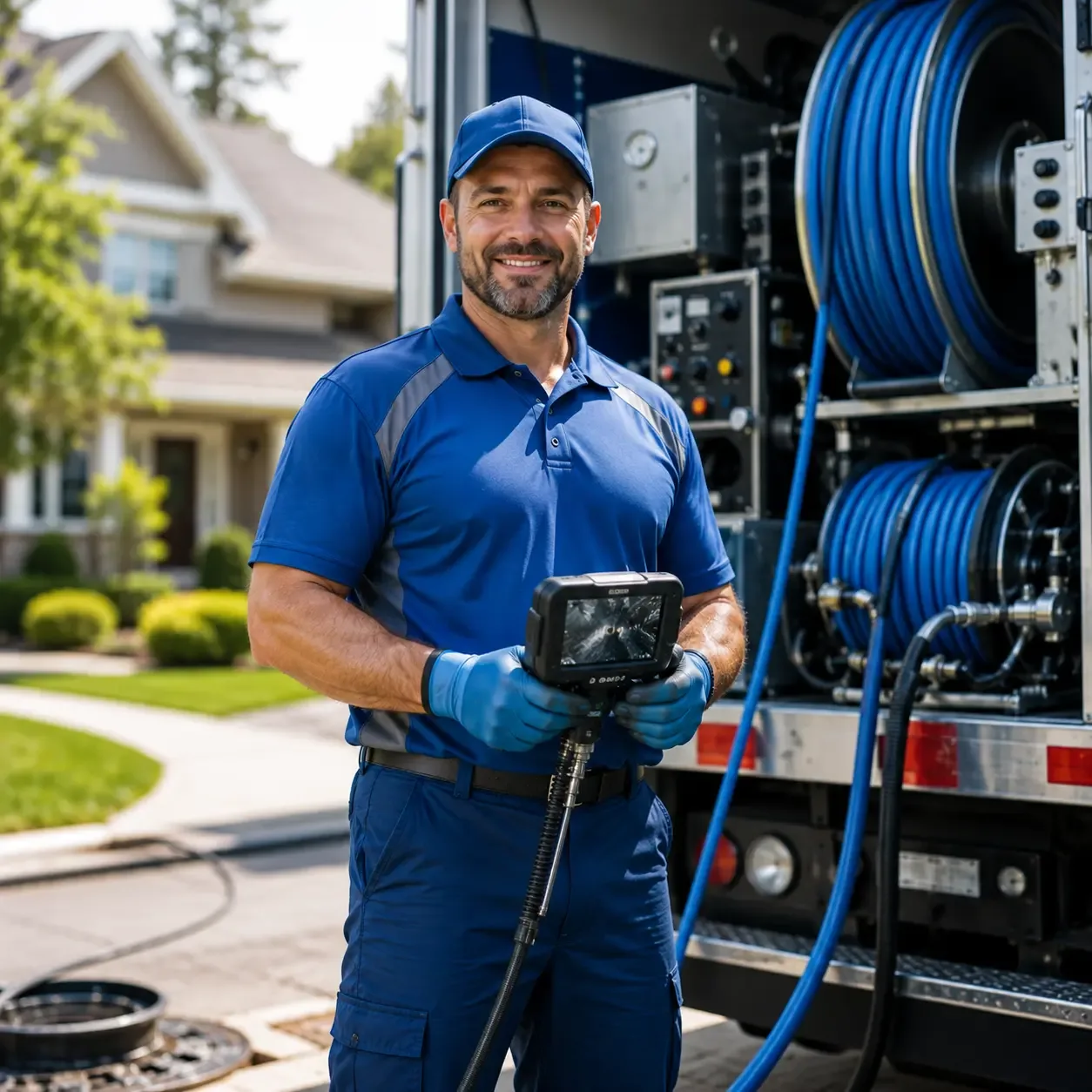 Local outdoor drain cleaning specialists in Winchester, CT